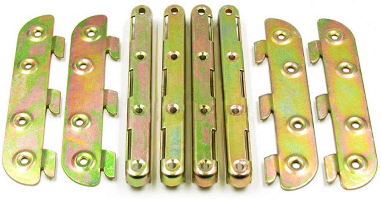 Bed Fittings Zinc Color Fixed Bed Angle Bracket and Connecting Brackets for Fixed Beds