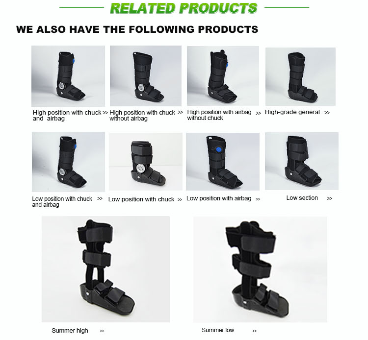 Forefoot Decompression Shoes Black S M L Size Fracture Gypsum Shoes