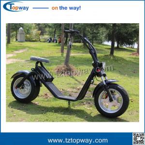 Quality 18*9.5 inch big tyre 1000w 60v harley electric scooter no folding stand up citycoco wholesale