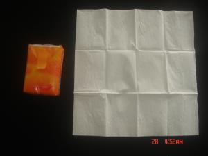 China Zero Bleaching women Pocket Tissue Paper , 4ply Mini Pocket Handkerchief on sale