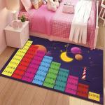 Crystal Velvet Childrens Playroom Rug 80*160cm Game Room Carpet