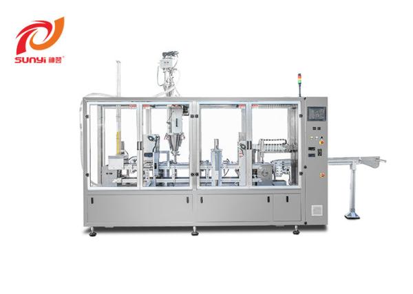 Four Lanes Cuboid Kcup Coffee Capsule Filling Sealing Machine Kcup Filler Sealer