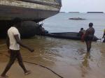 Length 22m Boat Salvage Airbags SUS316 Fittings Marine Launching Airbags