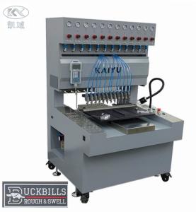 Quality PVC Silicone Keychain Making Machine Rubber Patch Dispensing OEM wholesale