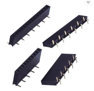Quality 3.0 AMP PA6T PA9T LCP Single Row Pin Header Female PA6T Black wholesale