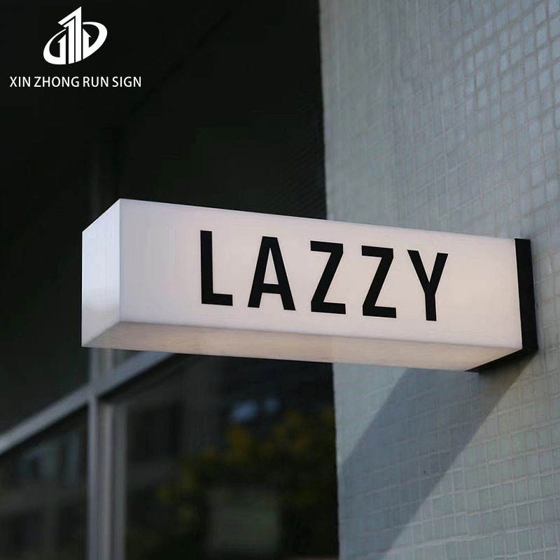 Factory Outlet Shop Billboard 3d Light Box Sign Outdoor LED Acrylic Light Box