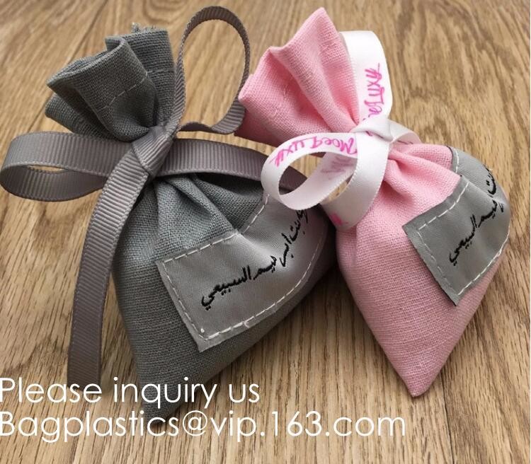 Natural Beige Thick Canvas Drawstring Pouches Produce Bags Muslin Bags Gift Bags Sacks Sachet Bags for Jewelry Candy Fav