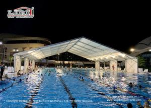 Quality Self Cleaning Movable 40m Outdoor Swimming Pool Tent wholesale
