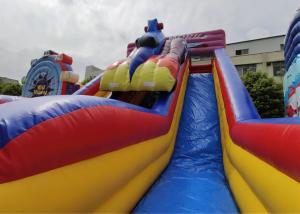 Quality OEM/ODM Racing pirate inflatable water bounce house with slide for kids park wholesale