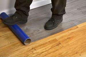 Quality No Glue Residue 1.2m 0.05mm Temporary Floor Covering Heat Proof wholesale
