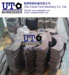double shaft shredder blade, single shaft shredder blade, crusher knife, OEM