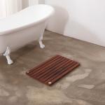 1.18in IWS53380 Teak Wood Bath Mat E1 MDF Bathroom Non Slip Mat