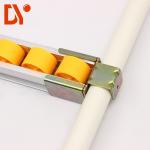 Galvinized Plastic Roller Track 6033 / 4433 Size Yellow Color For Work Table
