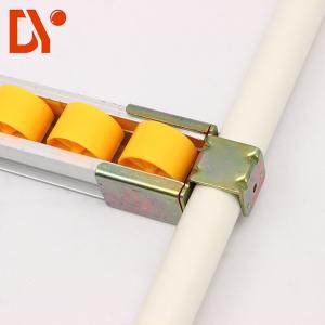 Quality Galvinized Plastic Roller Track 6033 / 4433 Size Yellow Color For Work Table wholesale