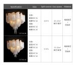 Traditionally chandelier Living room Bedroom modern Ceiling Light Fixture tassel