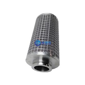 China Tubular Lubriing Oil Hydraulic Stainless Steel Filter Element 100 Micron on sale