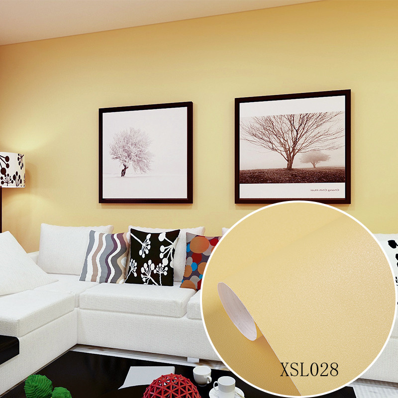 60cm/122cm Width Plain Color Cement Embossed Self Adhesive PVC Wallpaper for Interior Decoration Renovation Waterproof