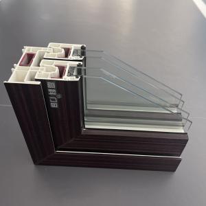 China GKBM 105 Series UPVC Sliding Window Profiles White Structural Components on sale