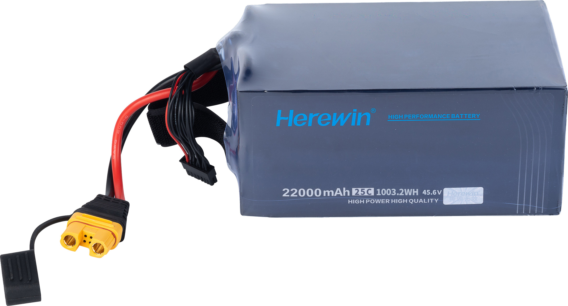 MSDS UN38.3 BIS Herewin 12s Lipo Battery Pack UAV Battery 22Ah 45.6V 25C Fast Charge