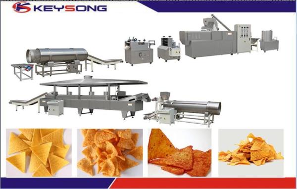 Fully Automatic Doritos Making Machine , Tortilla Chip Machine 1.5 Years