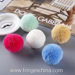 Wholesale Colorful DIY Pom Pom Ball For Mobilephone Costume Christmas Decoration