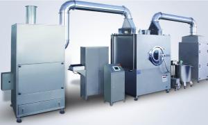 Quality Capacity 150kgs Full Automatic Tablet Film Coating Machine Touch screen wholesale