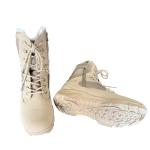 Oxford Cloth Genuine Leather High Cut Safety Boots for Men Hiking in Desert Top