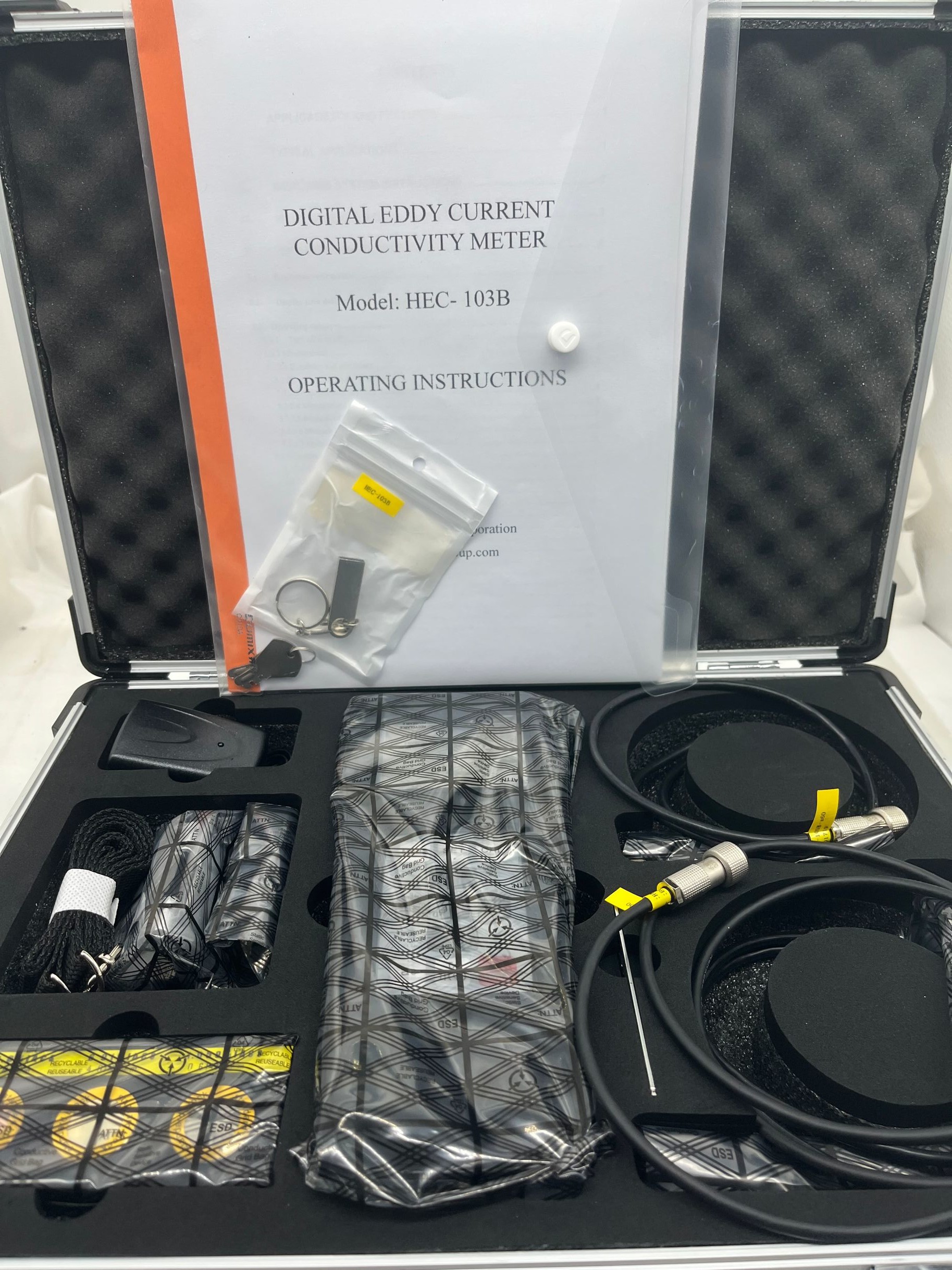 HEC-103B Non-ferromagnetic Metal Digital Conductivity Meter With Eddy Phase