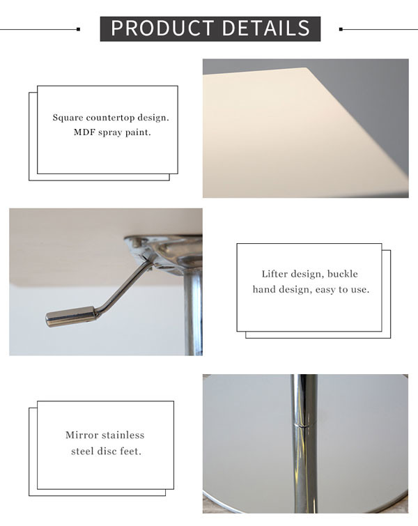 Metal High Bistro Bar Table 200cm 40cm 50cm Nordic Coffee Dining Table