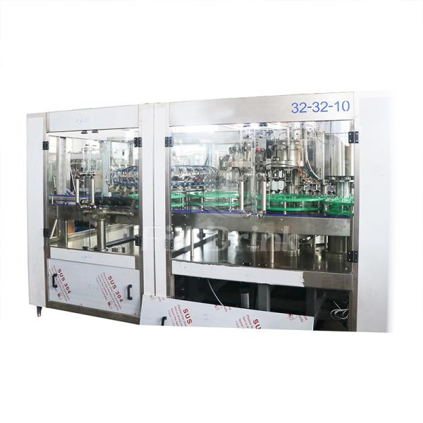 Stainless Steel Carbonated Drink Filling Machine 10000BPH Plastic Bottle