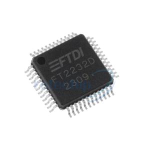 Quality FT2232D-REEL USB Interface IC USB 2.0 12 Mb/s 3V to 5.25V LQFP-48 wholesale
