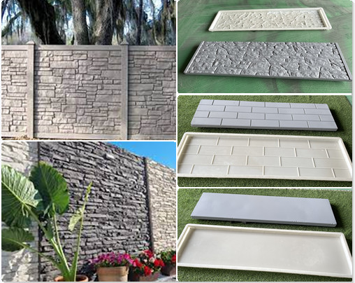 Automatic Concrete Fence Panel Production Line Kerb Stone Manufacturing Machine