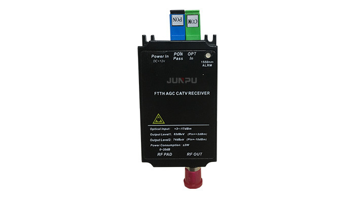 Indoor 12V Wdm Catv Optical Receiver Fiber FTTH With Inside Wdm Module