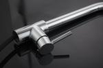 Brass Single Handle Kitchen Faucet Mixer Taps Contemporary Style