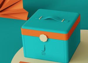 Quality Embossing Heaven and Earth Cover Jiugongge Chocolate Gift Box Classic Bow Knot wholesale