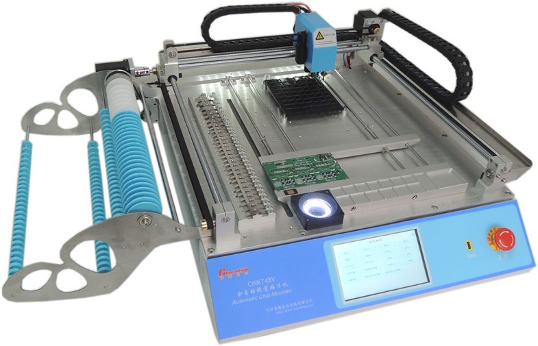High Accuracy CHMT48V Desktop SMT Pick And Place Machine With Vision System