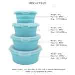 OEM ODM Supported Collapsible Silicone Food Storage Containers