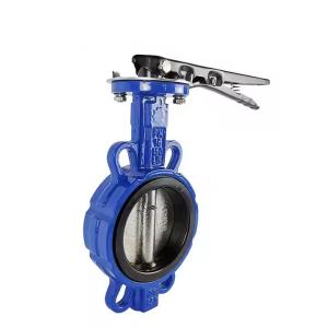 Quality DN250 ANSI 150LB Standard Clamp Type Butterfly Valve Cast Steel Handle wholesale