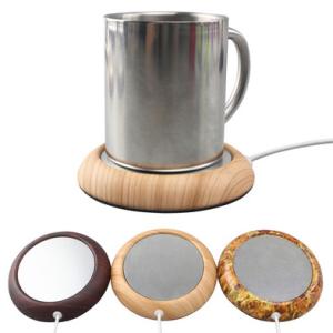 Quality Promotional USB heating cup mat Iron case + aluminum sheet logo customized wholesale
