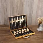 Sustainable Stainless Steel 24pcs Cutlery Set for Home Hotel Restaurant Weddings