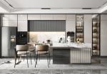 Kitchen Cabinets Shaker Hdf Artisan Luxury Grey Cabinet Artisan Transitional