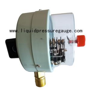 Quality Magnetic 4 Inch 350psi Electric Contact Pressure Gauge 1/2&quot; NPT wholesale