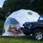 Garden House European Igloo Outdoor Glamping Geodesic Dome Tent For Sale