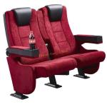 Movable Astir Armrest Fireproof Fabric Cinema Theatre Seats With 2.0 Mm Thick