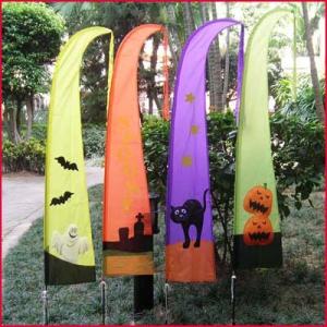 Quality Holiday Halloween Garden/Yard/Bali Flag ghost/grave/cat/pumpkin wholesale