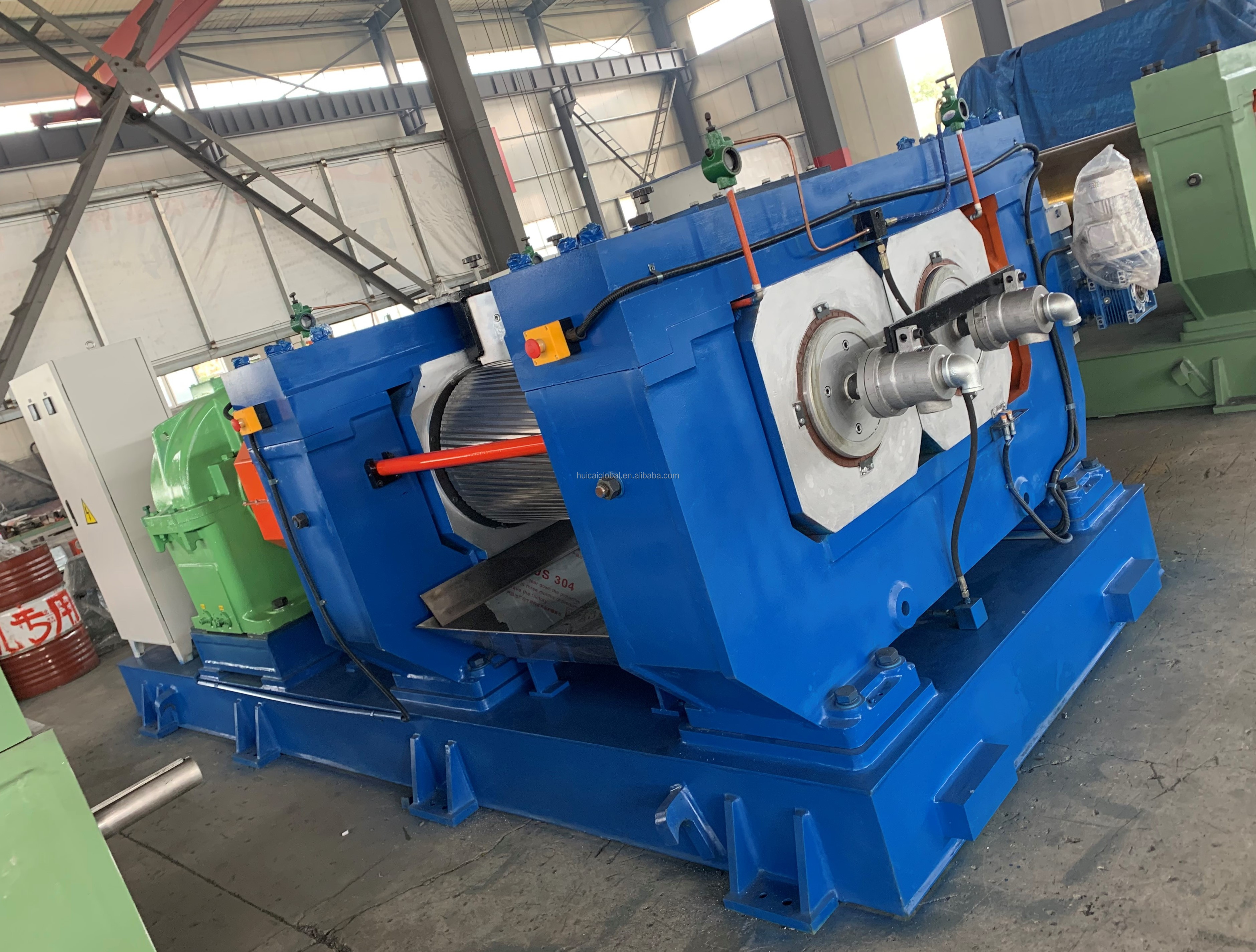 Optional Stock Blender for Advanced Rubber Recycling Machinery in Manufacturing Plant