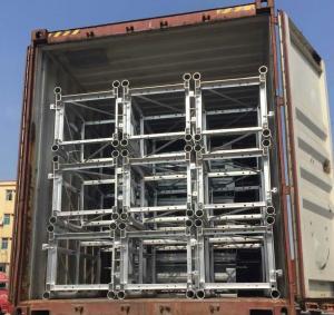 Quality 8.0mm Thickness 650x650mm Mast Section Hoist Spare Parts wholesale