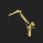 5 ton Telescopic Boom Marine Hydraulic Crane Customized