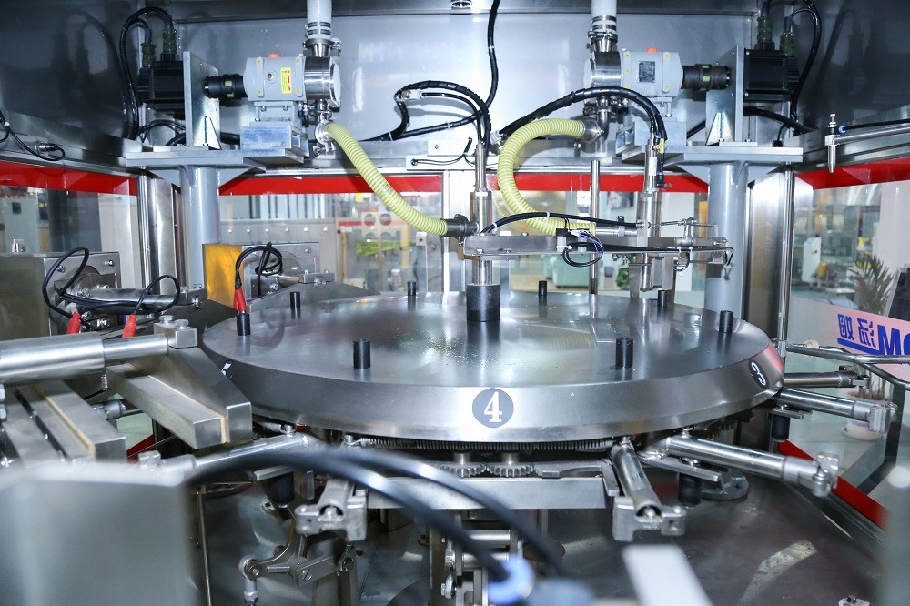 Rotary High Speed Pesticide Filling Machine Automatic Powder Filling And Sealing Machine