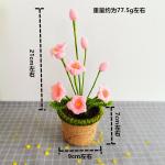 New Creative Luxury Handmade Crochet Knitting Plants Flowers Handicraft Home